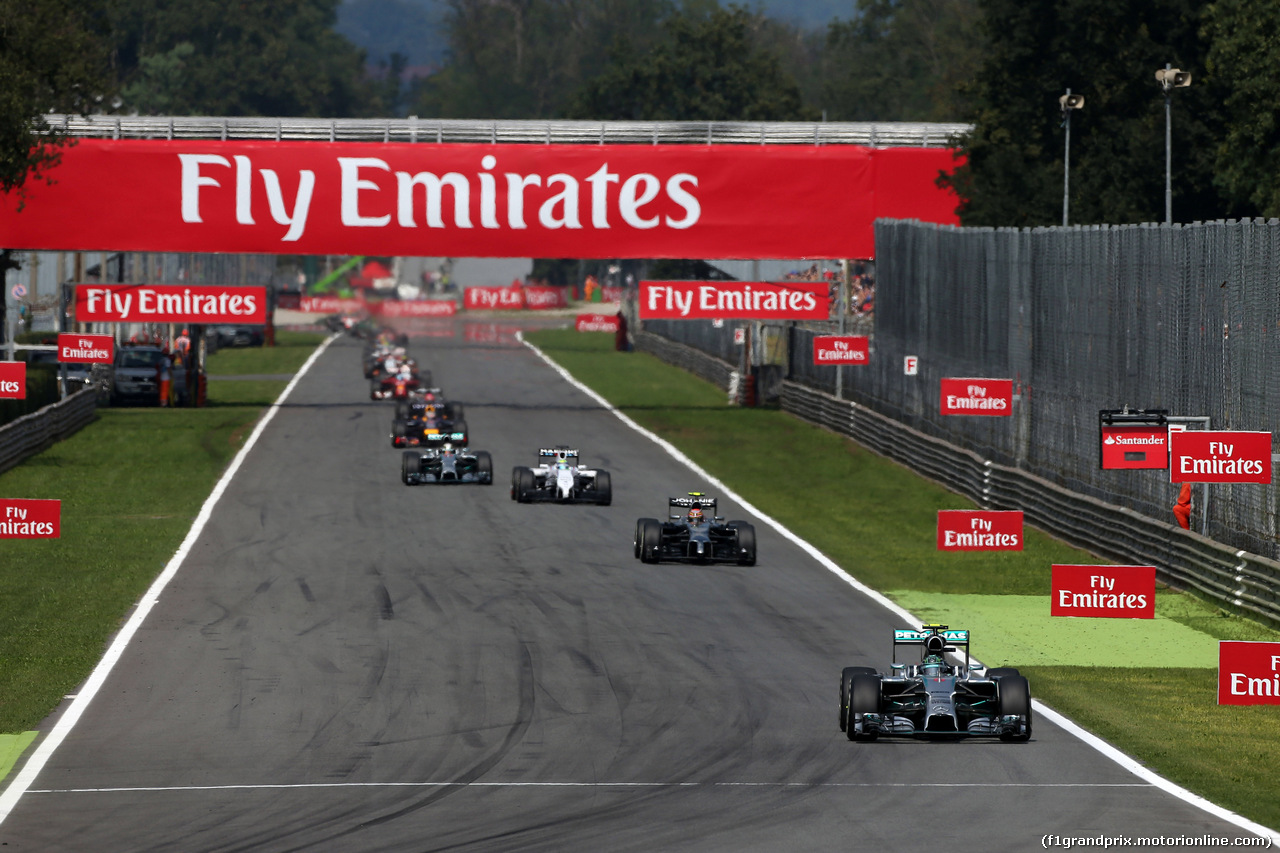 GP ITALIA, 07.09.2014 - Gara, Nico Rosberg (GER) Mercedes AMG F1 W05