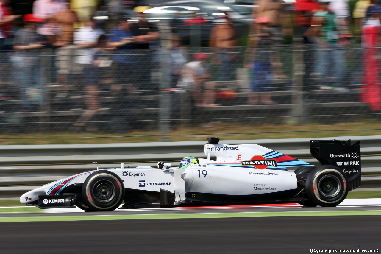 GP ITALIA, 07.09.2014 - Gara, Felipe Massa (BRA) Williams F1 Team FW36