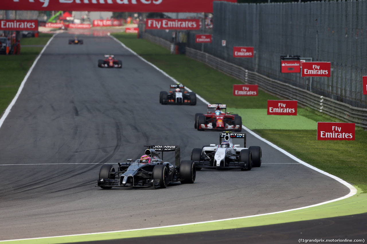 GP ITALIA, 07.09.2014 - Gara, Jenson Button (GBR) McLaren Mercedes MP4-29