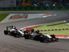GP ITALIA, 07.09.2014 - Gara, Sergio Perez (MEX) Sahara Force India F1 VJM07 davanti a Jenson Button (GBR) McLaren Mercedes MP4-29