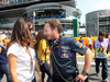 GP ITALIA, 07.09.2014 - Gara, Fabiana Flosi (BRA), Wife of Bernie Ecclestone e Christian Horner (GBR), Red Bull Racing, Sporting Director