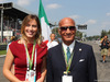 GP ITALIA, 07.09.2014 - Gara, Ministro Maria Elena Boschi (ITA) e Dr. Angelo Sticchi Damiani (ITA) Aci Csai President