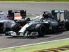 GP ITALIA, 07.09.2014 - Gara, Lewis Hamilton (GBR) Mercedes AMG F1 W05 pass Felipe Massa (BRA) Williams F1 Team FW36