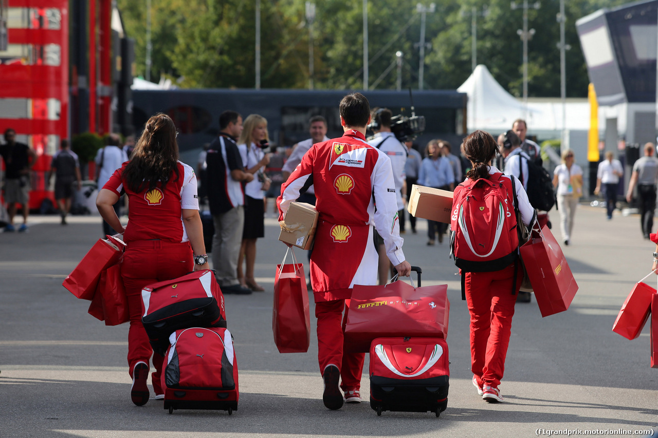 GP ITALIA, 04.09.2014- Paddock
