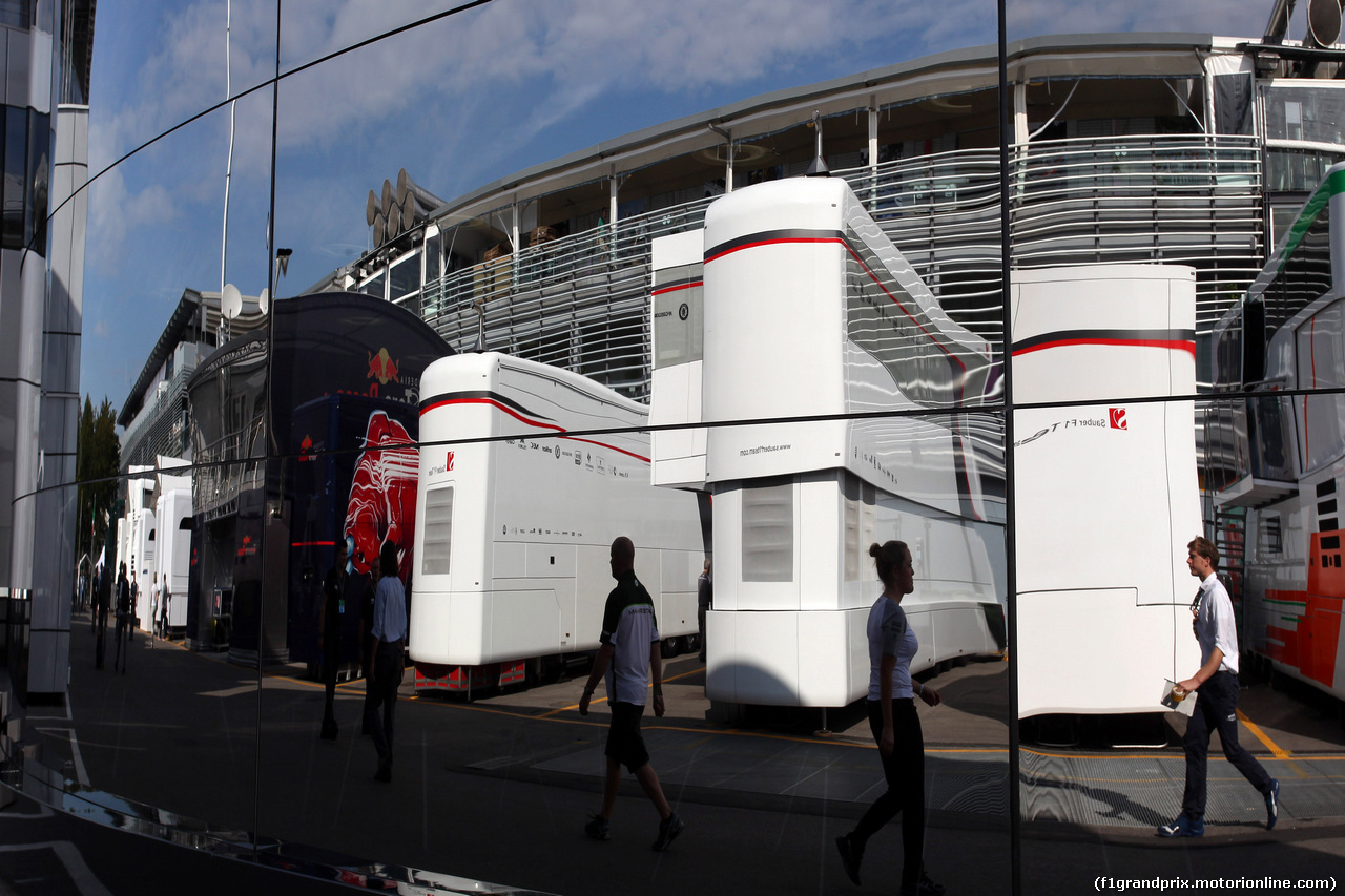 GP ITALIA, 04.09.2014- Paddock