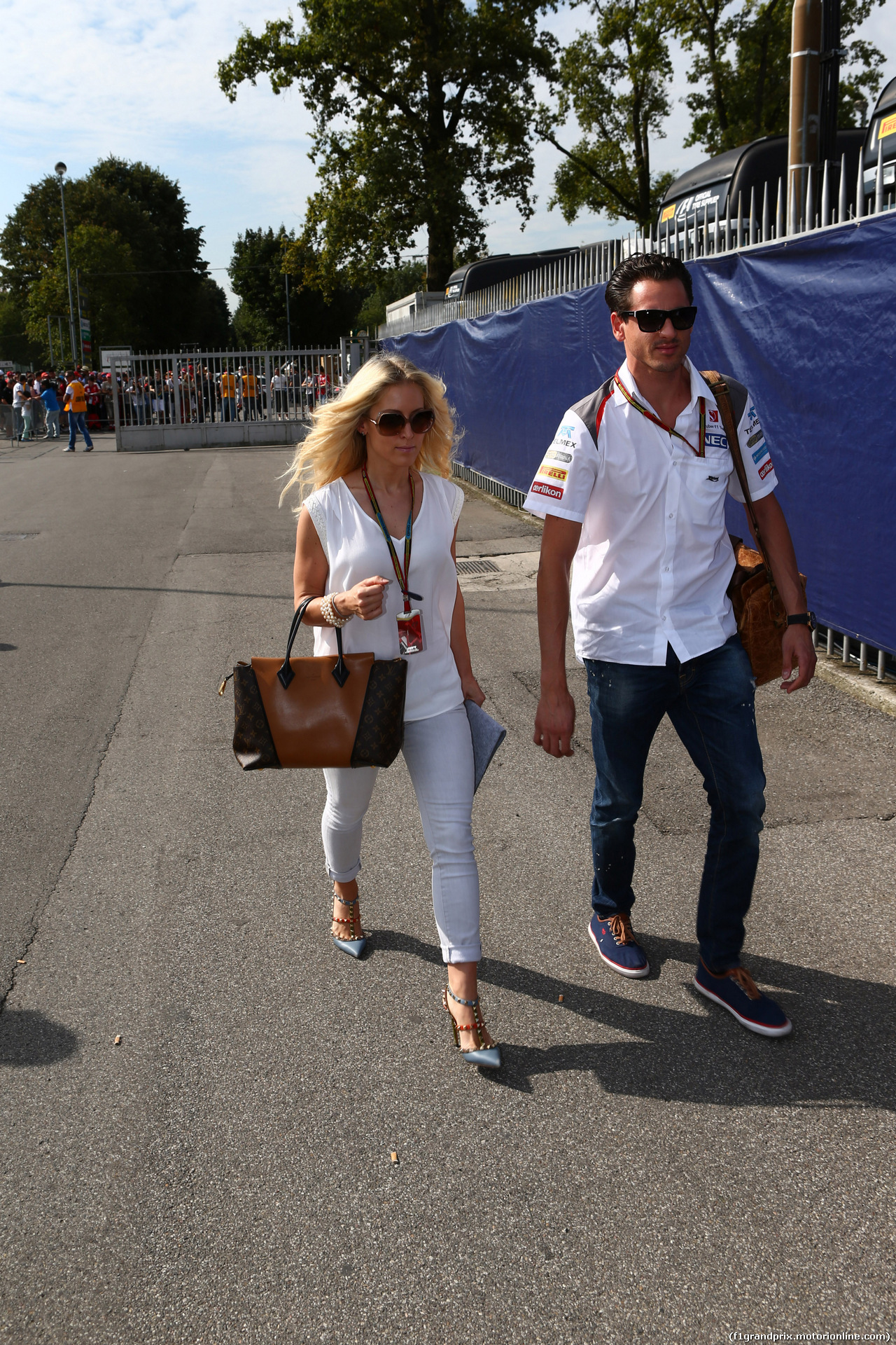 GP ITALIA, 04.09.2014- Adrian Sutil (GER) Sauber F1 Team C33 e Domenica