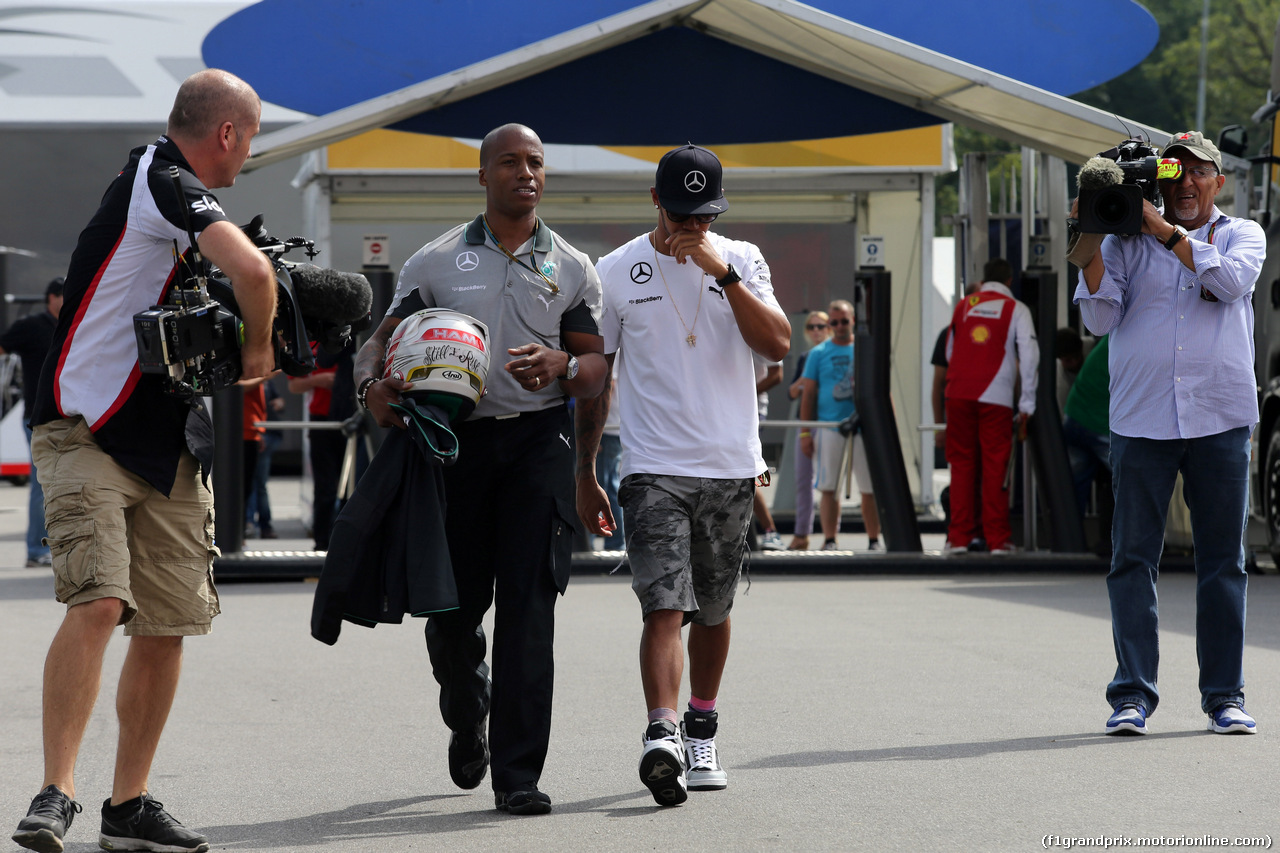 GP ITALIA, 04.09.2014- Lewis Hamilton (GBR) Mercedes AMG F1 W05