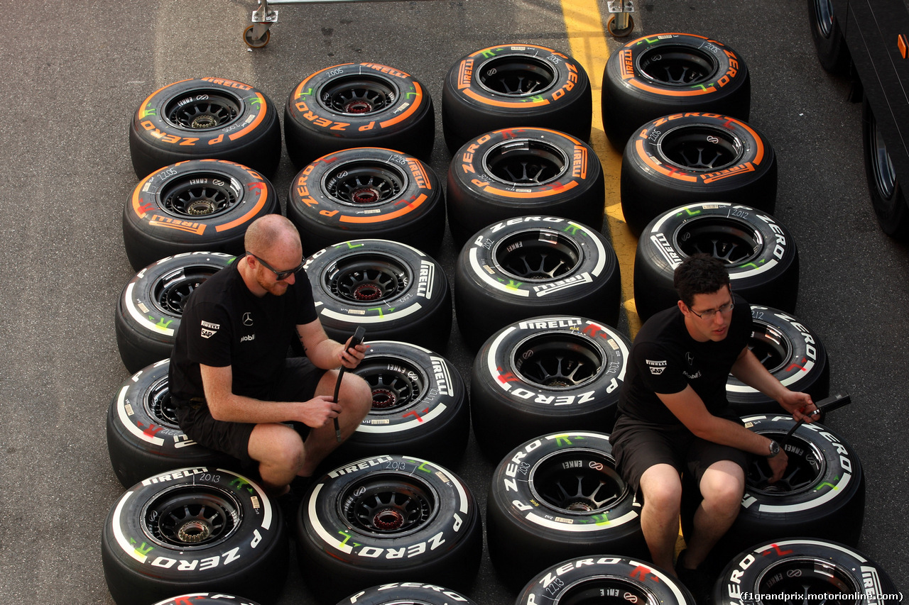 GP ITALIA, 04.09.2014- Pirelli Tyres
