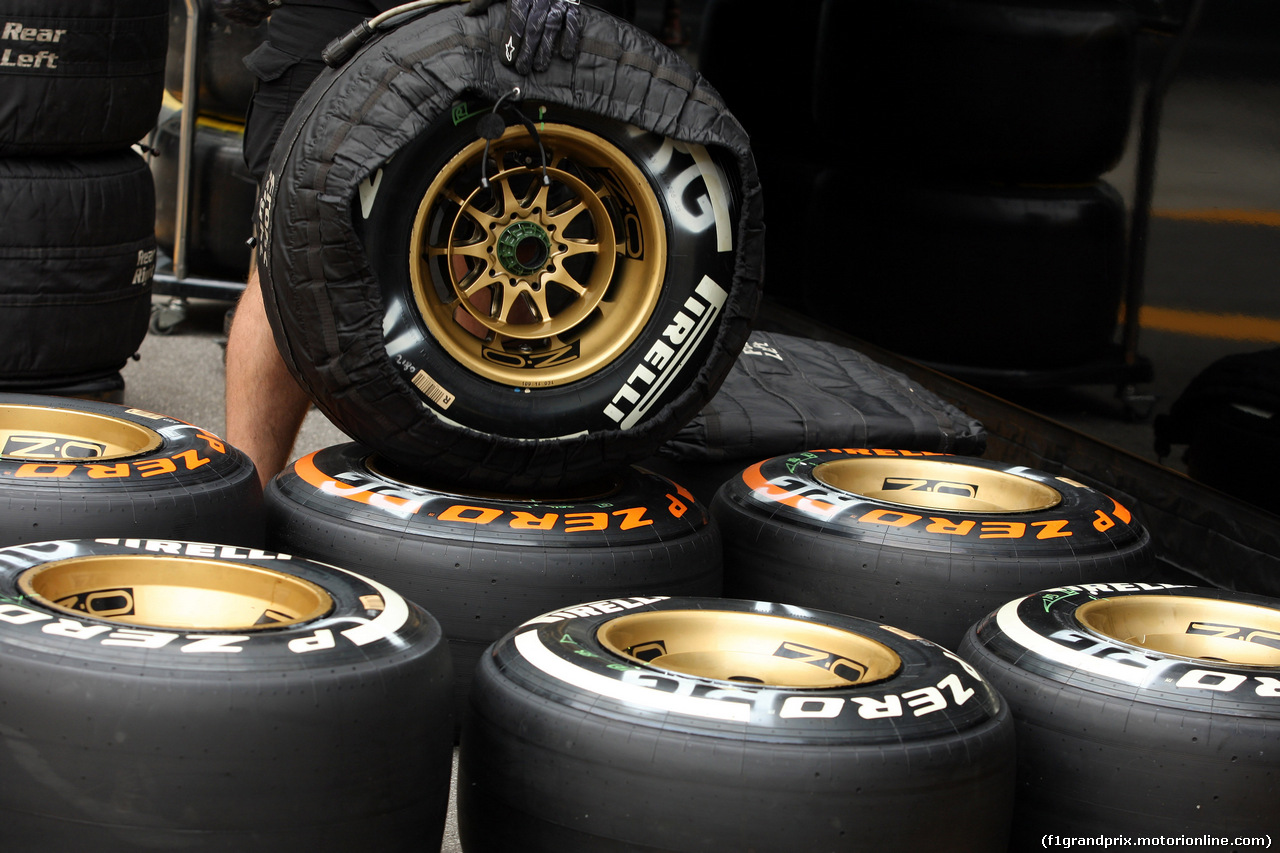 GP ITALIA, 04.09.2014- Pirelli Tyres