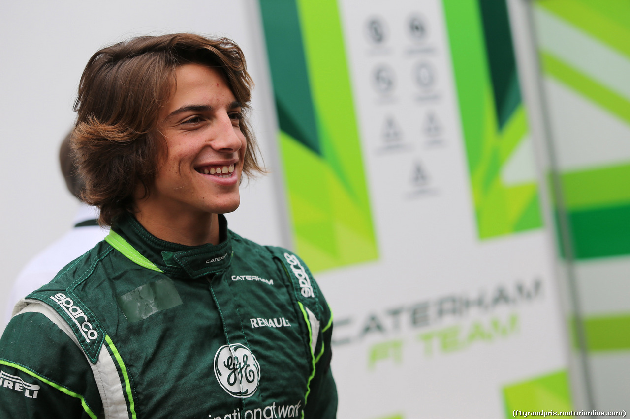 GP ITALIA, 04.09.2014- Roberto Merhi (ESP) Caterham F1 Team CT-04, Test driver