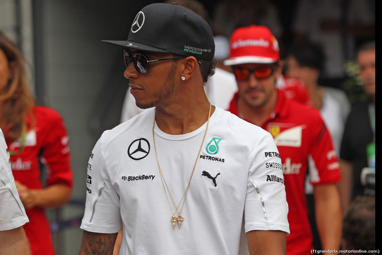GP ITALIA, 04.09.2014- Lewis Hamilton (GBR) Mercedes AMG F1 W05