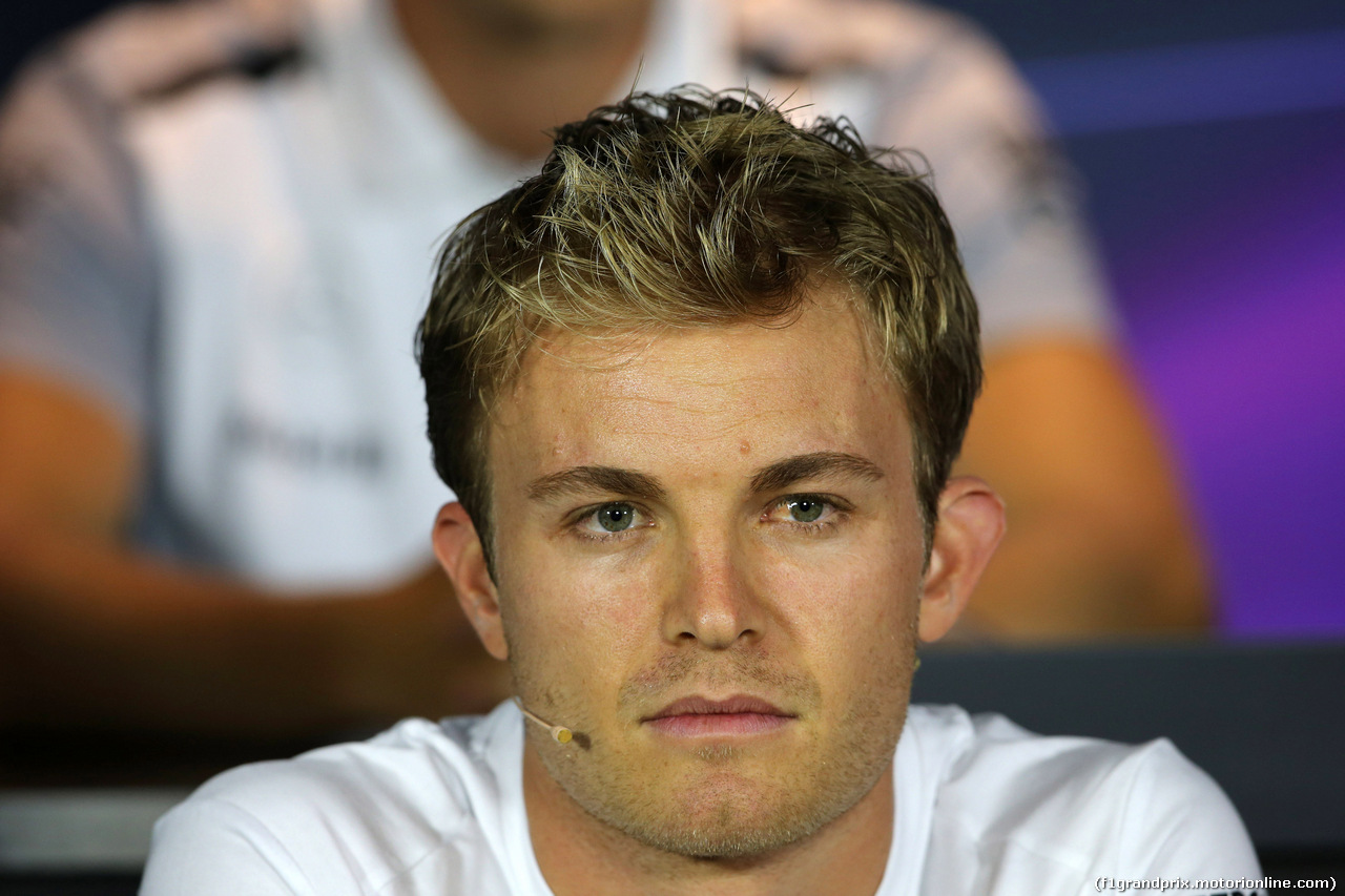 GP ITALIA, 04.09.2014- Conferenza Stampa, Nico Rosberg (GER) Mercedes AMG F1 W05