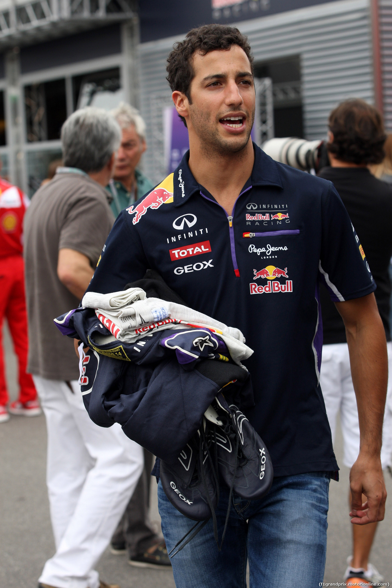 GP ITALIA, 04.09.2014- Daniel Ricciardo (AUS) Red Bull Racing RB10