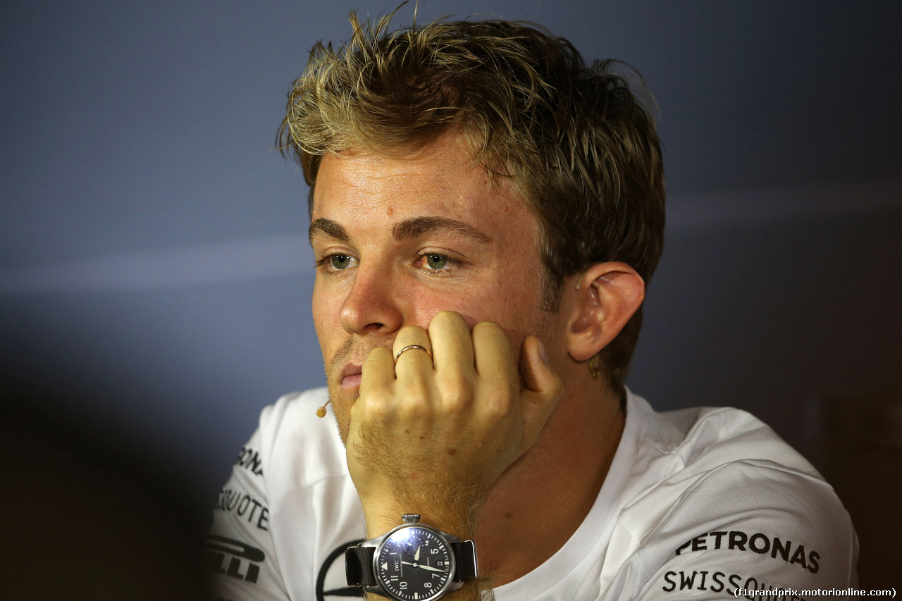 GP ITALIA, 04.09.2014- Conferenza Stampa, Nico Rosberg (GER) Mercedes AMG F1 W05