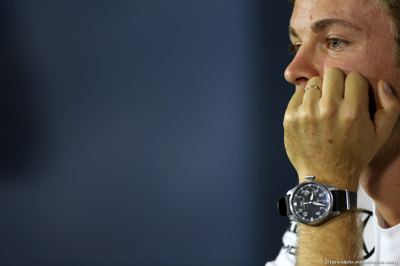 GP ITALIA, 04.09.2014- Conferenza Stampa, Nico Rosberg (GER) Mercedes AMG F1 W05