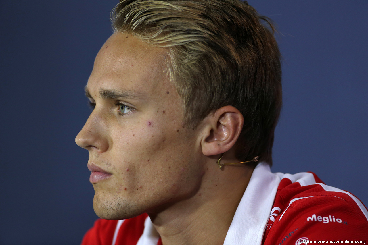 GP ITALIA, 04.09.2014- Conferenza Stampa, Max Chilton (GBR), Marussia F1 Team MR03