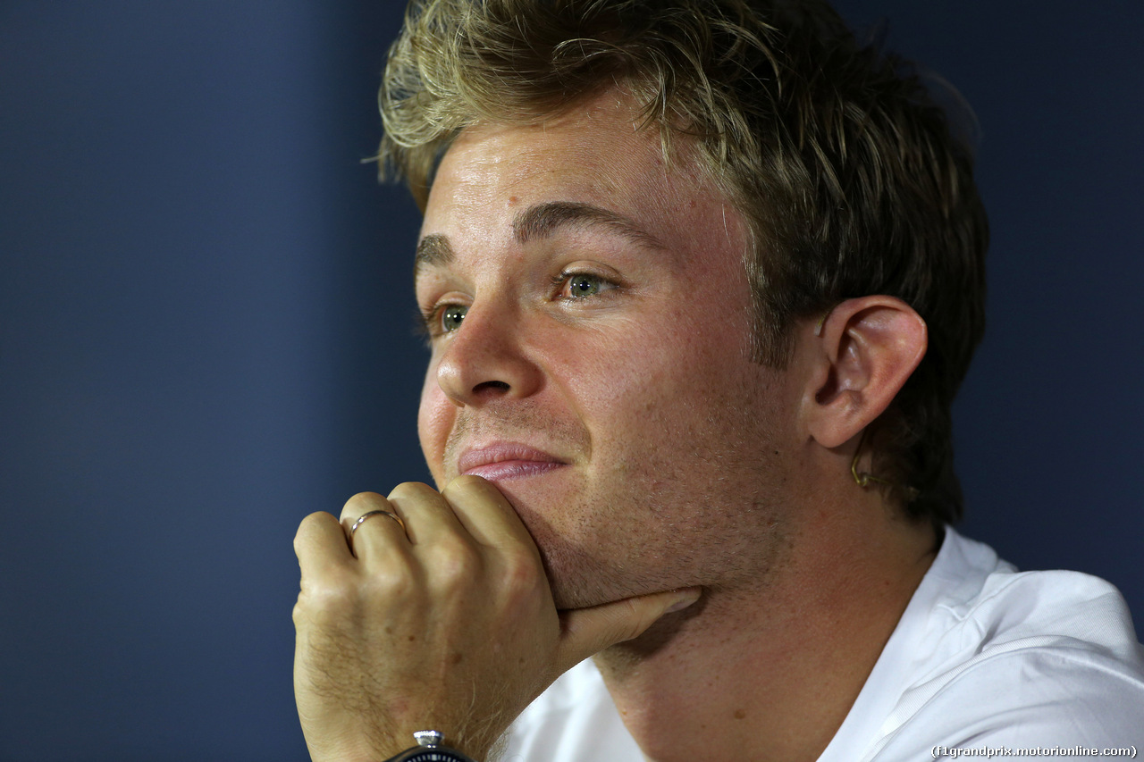 GP ITALIA, 04.09.2014- Conferenza Stampa, Nico Rosberg (GER) Mercedes AMG F1 W05