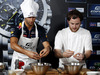 GP ITALIA, Casio Edifice Launch at RedBull Engery Station, Daniel Ricciardo (AUS) Red Bull Racing with Tom Sellers, Michelin-star chef.