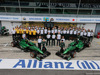 GP ITALIA, 05.09.2014- Marcus Ericsson (SUE) Caterham F1 Team CT-04 e Kamui Kobayashi (JAP) Caterham F1 Team CT-04 in a team photograph