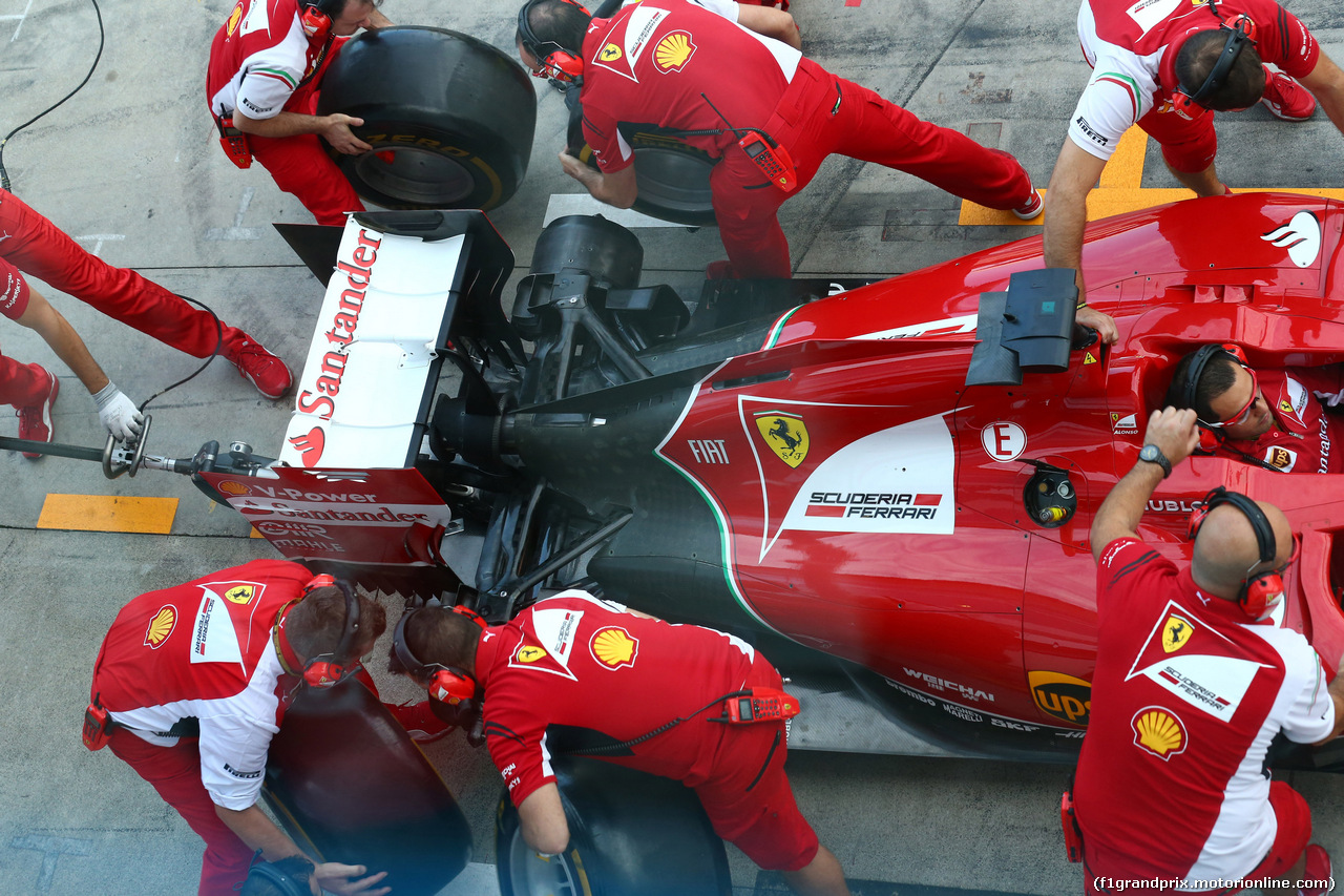 GP ITALIA, 06.09.2014 - Mechanics  Ferrari
