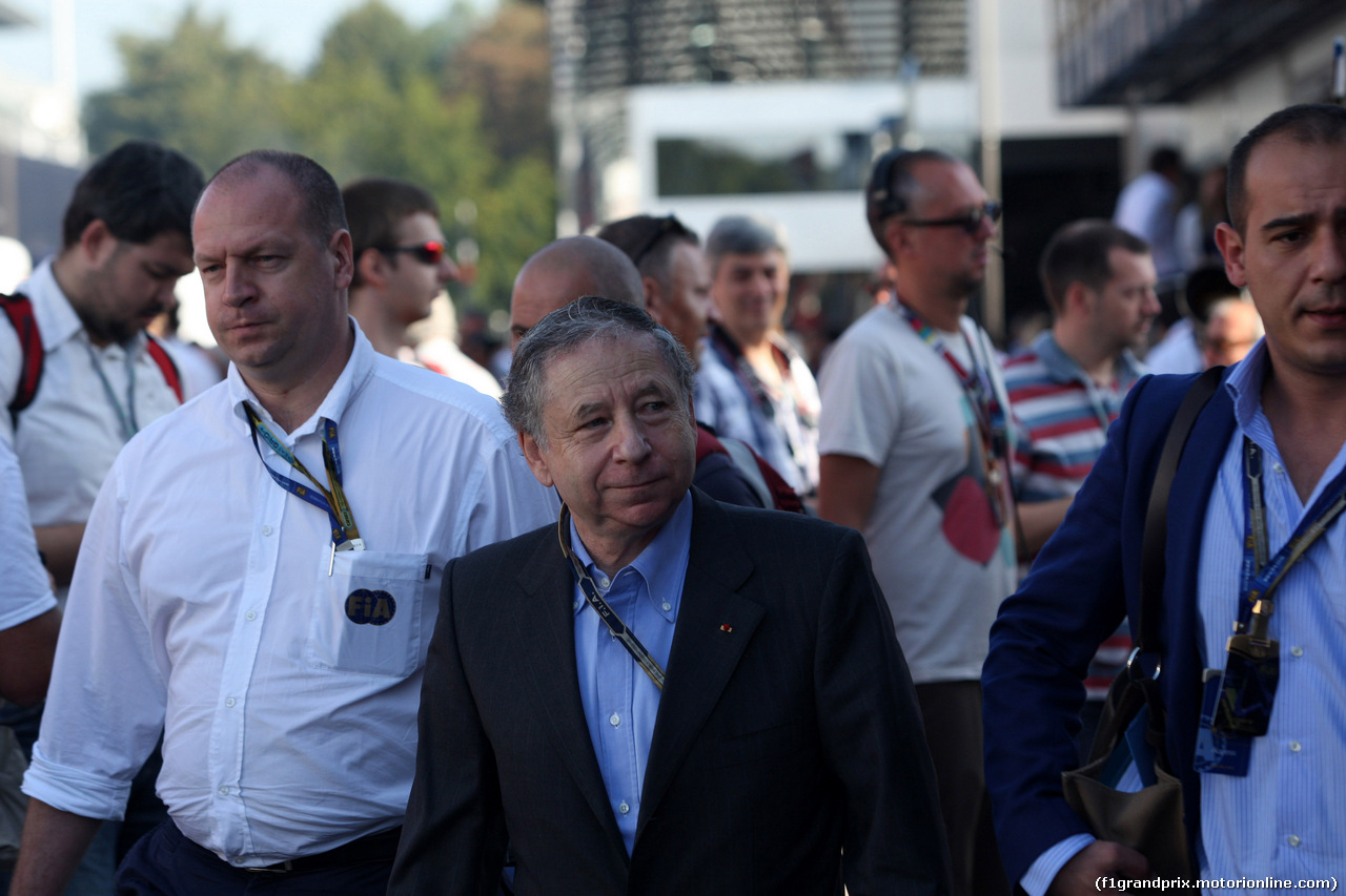 GP ITALIA, 06.09.2014 - Jean Todt (FRA), President FIA