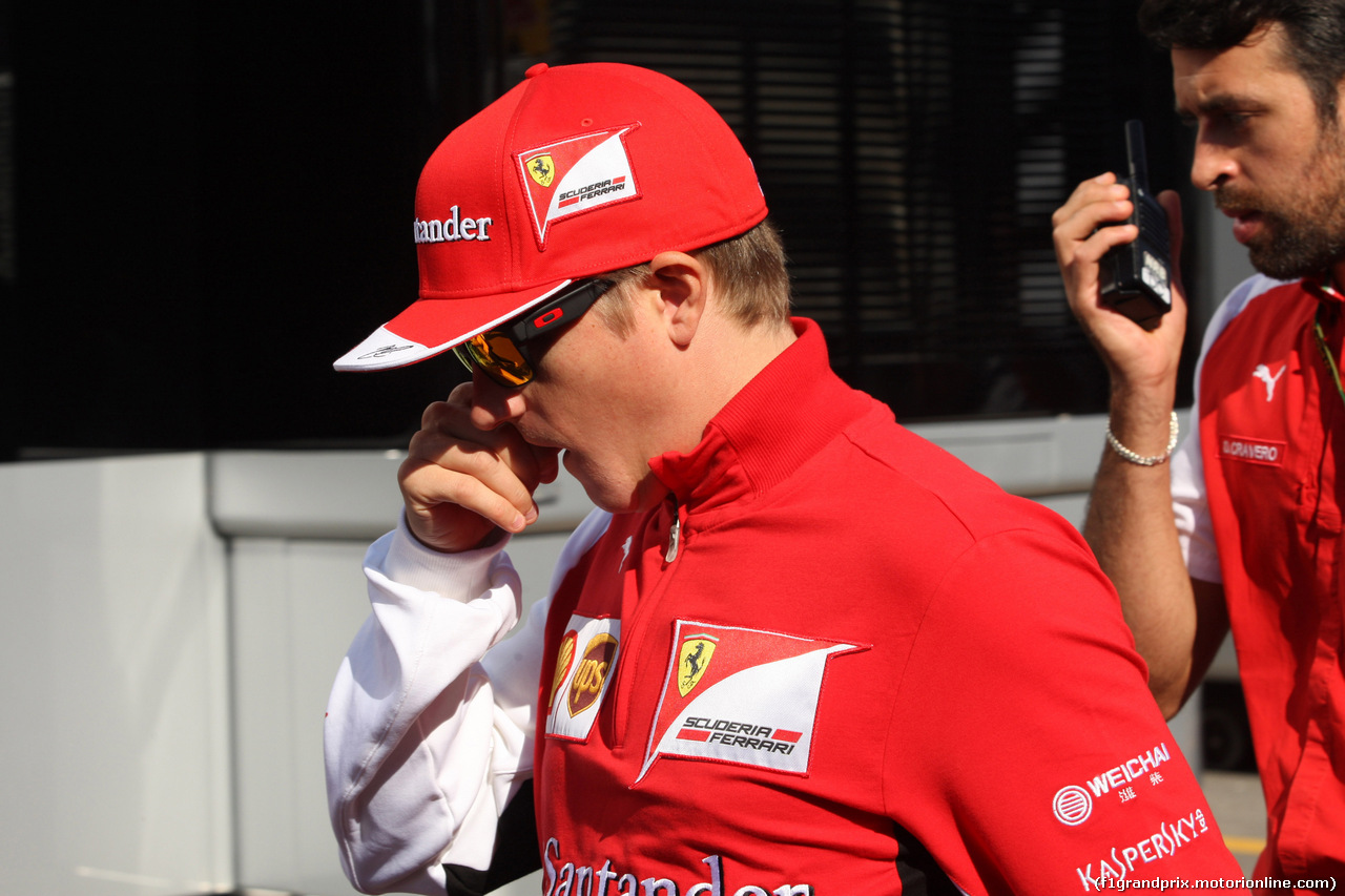 GP ITALIA, 06.09.2014 - Kimi Raikkonen (FIN) Ferrari F14-T