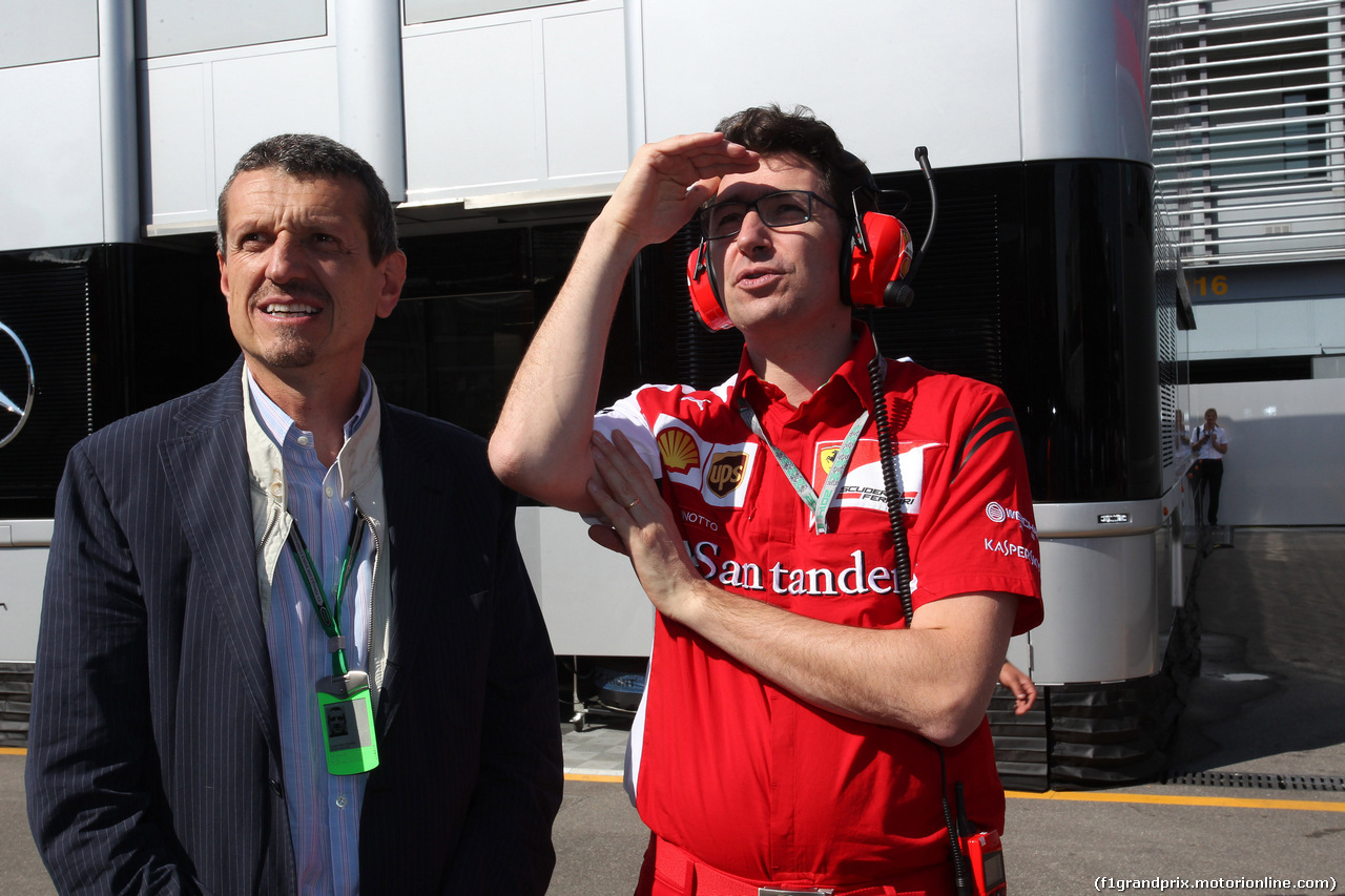 GP ITALIA, 06.09.2014 - (L) Guenther Steiner (ITA) Haas F1 Team Prinicipal