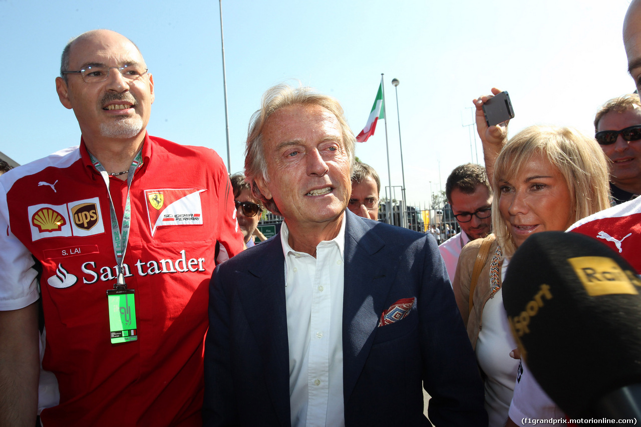 GP ITALIA, 06.09.2014 - Prove Libere 3, Luca Cordero di Montezemolo (ITA), President Ferrari