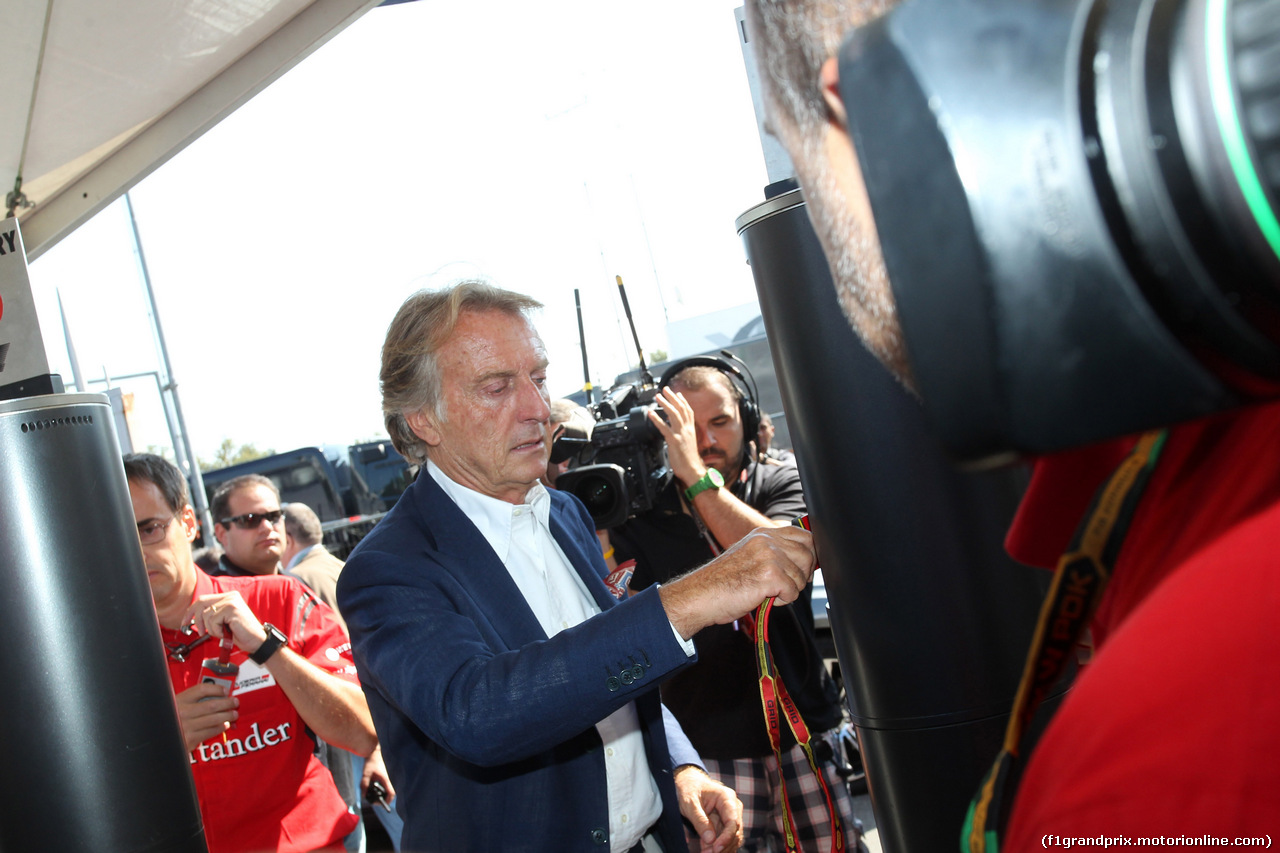 GP ITALIA, 06.09.2014 - Prove Libere 3, Luca Cordero di Montezemolo (ITA), President Ferrari