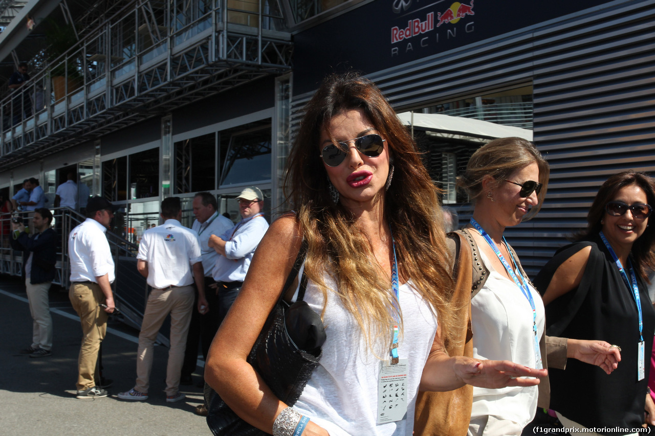 GP ITALIA, 06.09.2014 - Prove Libere 3, Alba Parietti (ITA) Show girl