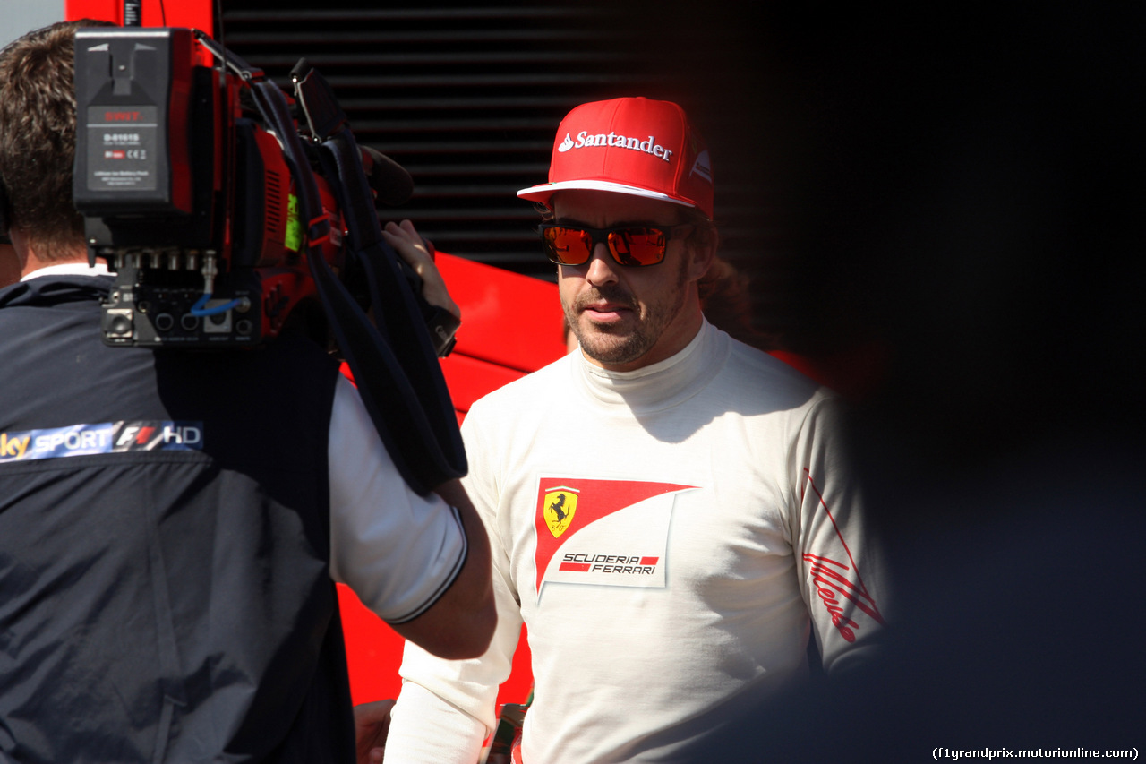 GP ITALIA, 06.09.2014 - Prove Libere 3, Fernando Alonso (ESP) Ferrari F14-T