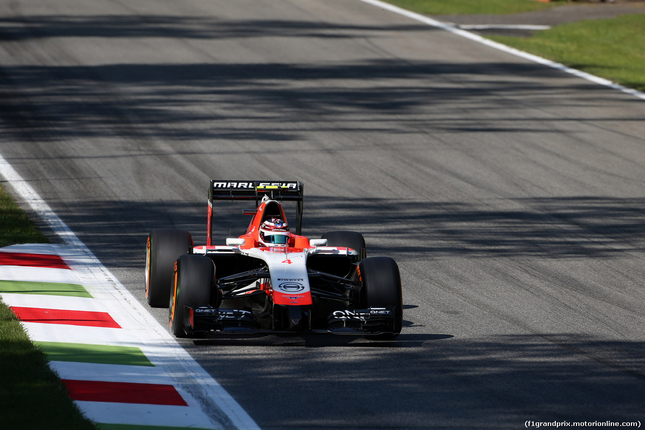 GP ITALIA, 06.09.2014 - Prove Libere 3, Max Chilton (GBR), Marussia F1 Team MR03