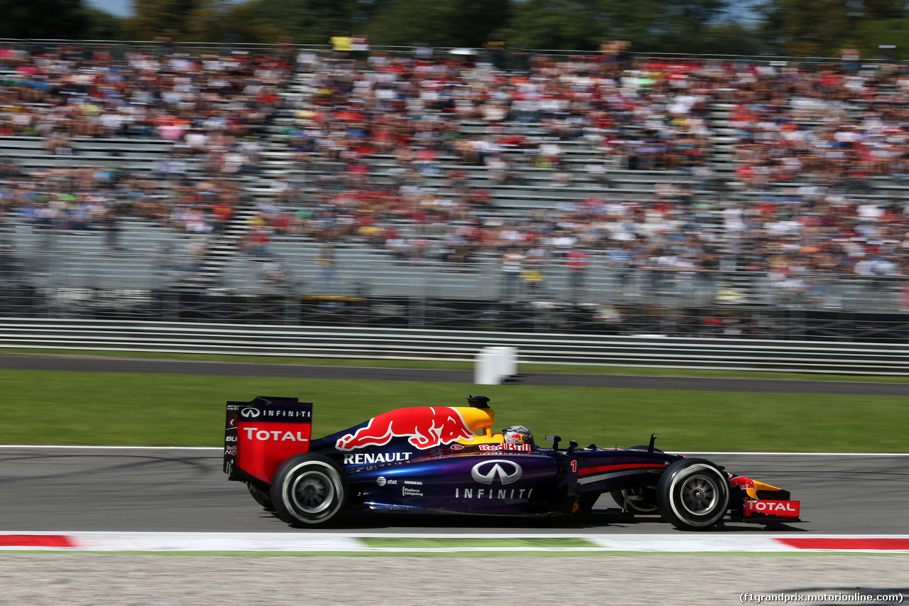 GP ITALIA, 06.09.2014 - Prove Libere 3, Sebastian Vettel (GER) Red Bull Racing RB10