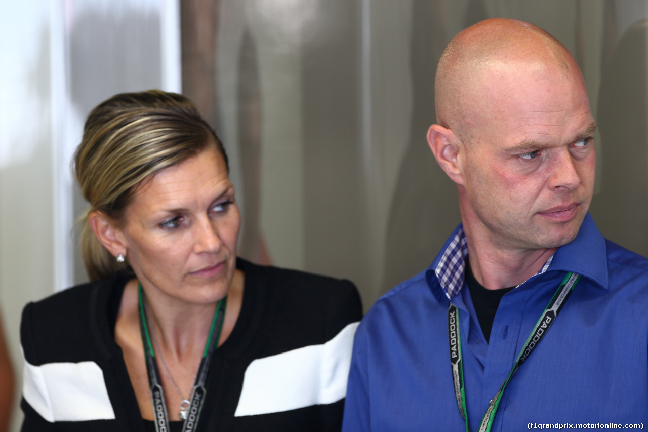 GP ITALIA, 06.09.2014 - Prove Libere 3, The parents of Kevin Magnussen (DEN) McLaren Mercedes MP4-29