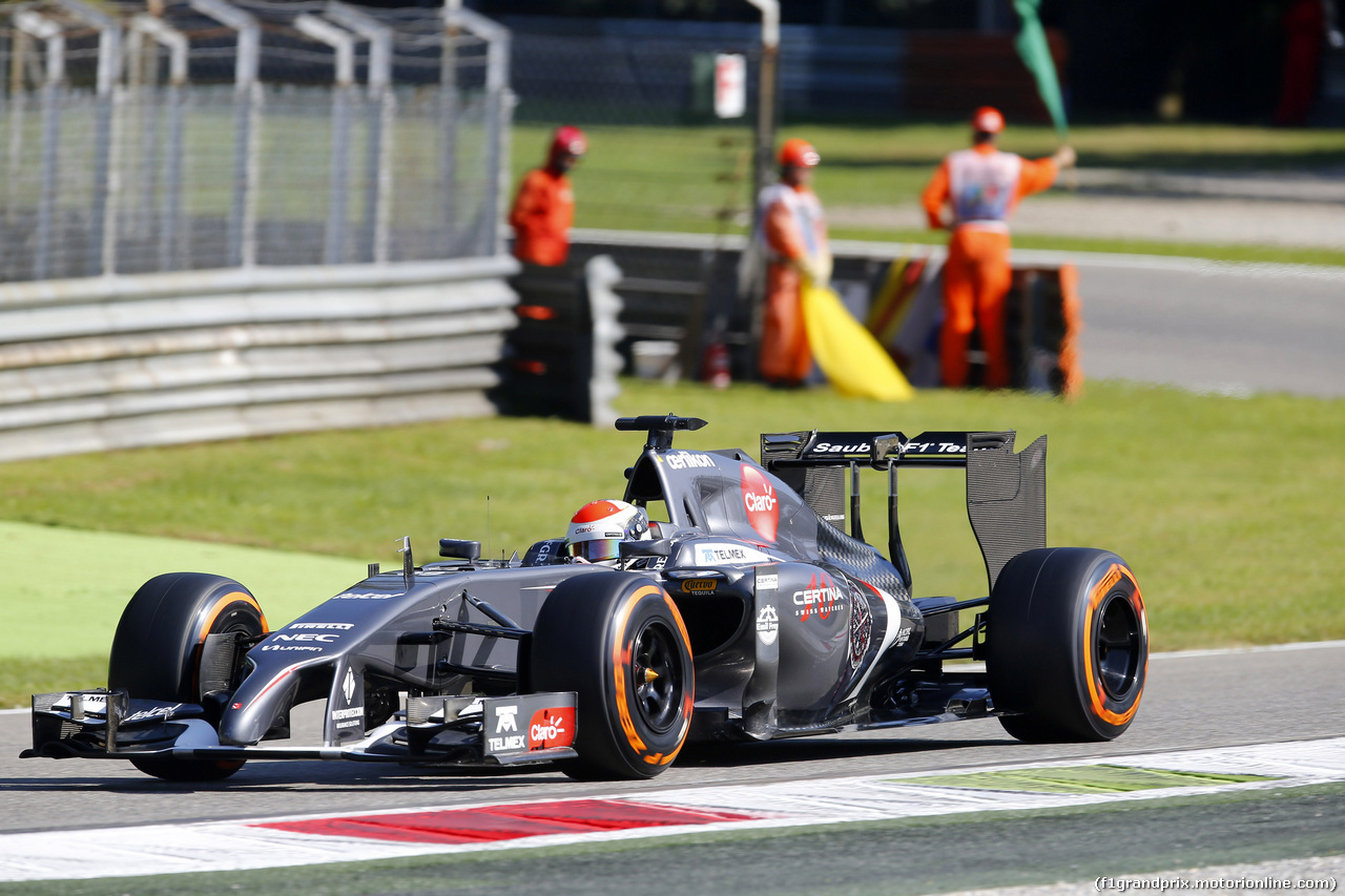 GP ITALIA, 06.09.2014 - Prove Libere 3, Adrian Sutil (GER) Sauber F1 Team C33