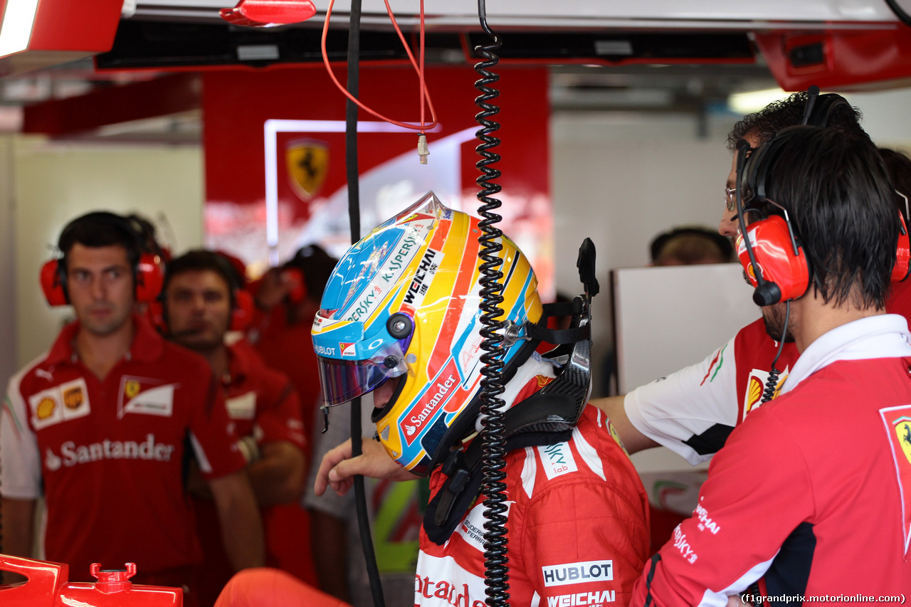 GP ITALIA, 06.09.2014 - Prove Libere 3, Fernando Alonso (ESP) Ferrari F14-T