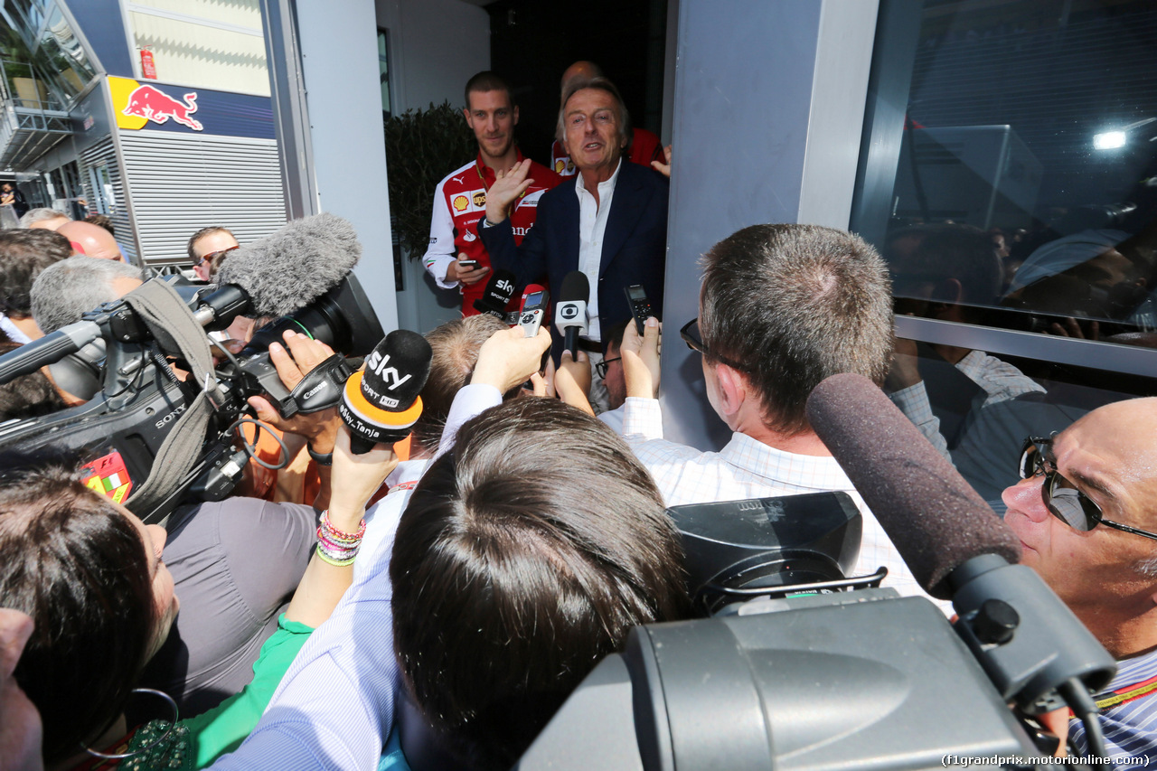 GP ITALIA, 06.09.2014 - Qualifiche, Luca Cordero di Montezemolo (ITA), President Ferrari