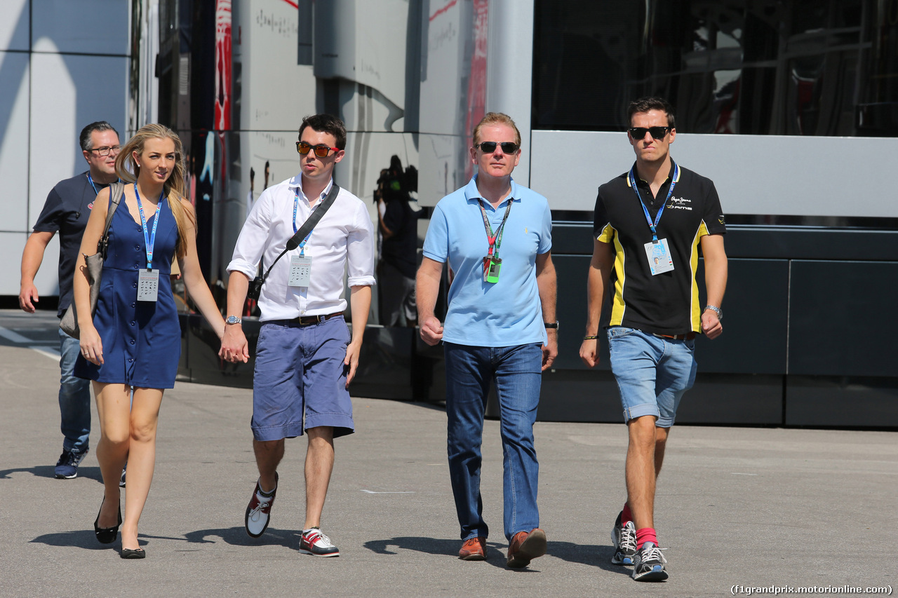 GP ITALIA, 06.09.2014 - Qualifiche, Jonathan Palmer, chief executive of MotorSport Vision e Jolyon Palmer (GBR) Dams