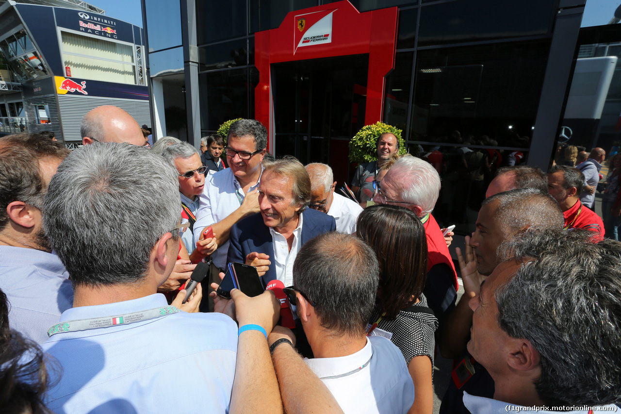 GP ITALIA, 06.09.2014 - Qualifiche, Luca Cordero di Montezemolo (ITA), President Ferrari