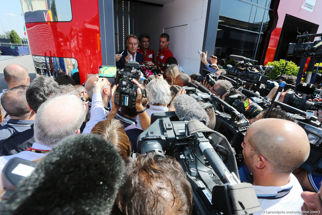 GP ITALIA, 06.09.2014 - Qualifiche, Luca Cordero di Montezemolo (ITA), President Ferrari