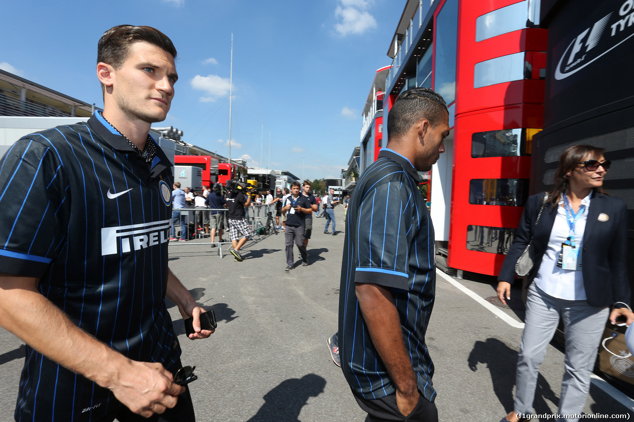 GP ITALIA, 06.09.2014 - Qualifiche, Internazionale Football Player.