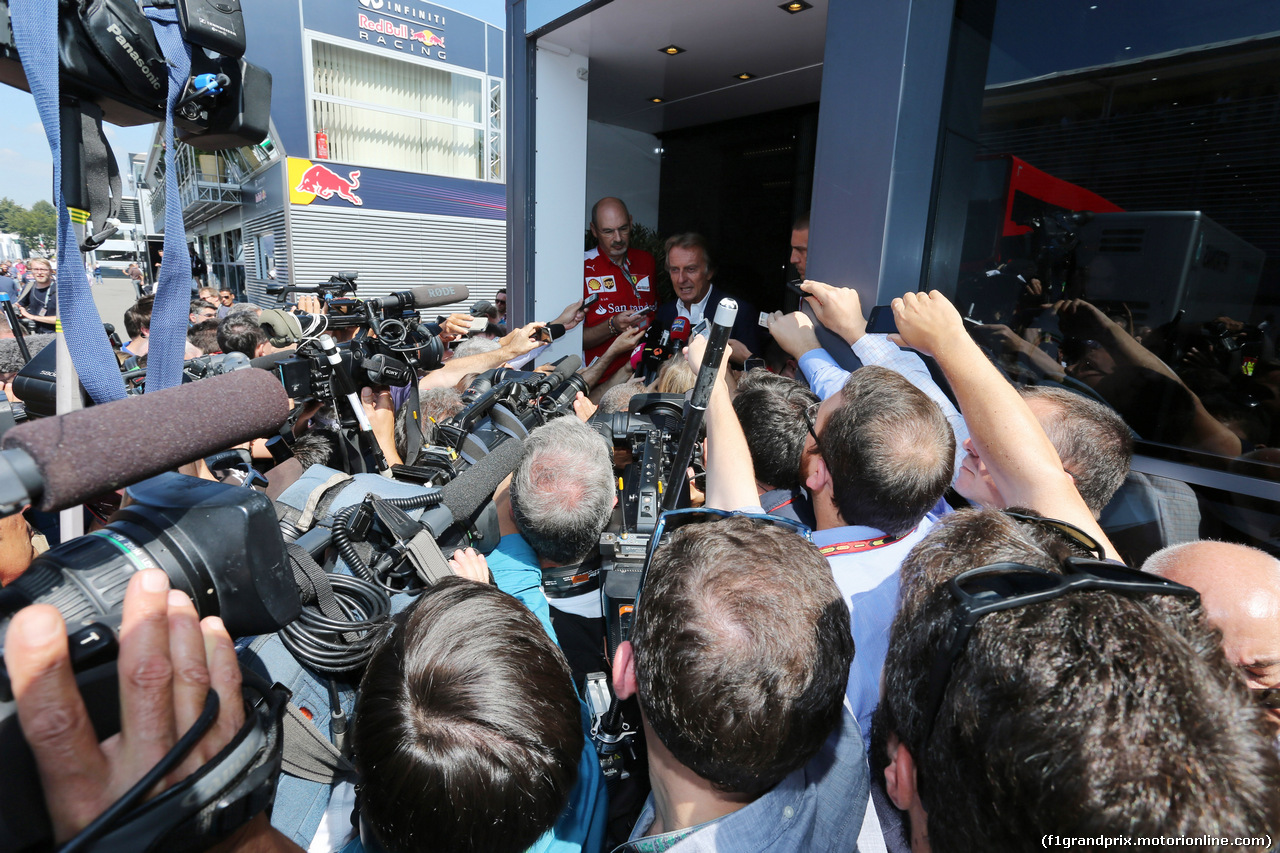 GP ITALIA, 06.09.2014 - Qualifiche, Luca Cordero di Montezemolo (ITA), President Ferrari