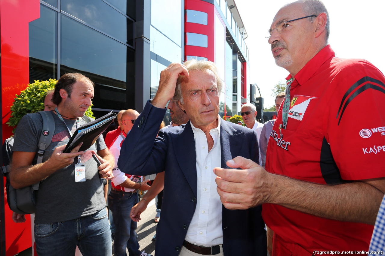 GP ITALIA, 06.09.2014 - Qualifiche, Luca Cordero di Montezemolo (ITA), President Ferrari