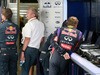 GP ITALIA, 06.09.2014 - Free Practice 3, Christian Horner (GBR), Red Bull Racing, Sporting Director, Helmut Marko (AUT), Red Bull Racing, Red Bull Advisor e Sebastian Vettel (GER) Red Bull Racing RB10