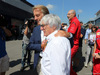 GP ITALIA, 06.09.2014 - Qualifiche, Luca Cordero di Montezemolo (ITA), President Ferrari  e Bernie Ecclestone (GBR), President e CEO of FOM