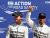GP ITALIA, 06.09.2014 - Qualifiche, Nico Rosberg (GER) Mercedes AMG F1 W05 e Lewis Hamilton (GBR) Mercedes AMG F1 W05 pole position