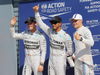 GP ITALIA, 06.09.2014 - Qualifiche, secondo Nico Rosberg (GER) Mercedes AMG F1 W05 e Lewis Hamilton (GBR) Mercedes AMG F1 W05 pole position e Valtteri Bottas (FIN) Williams F1 Team FW36 terzo
