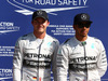 GP ITALIA, 06.09.2014 - Qualifiche, Nico Rosberg (GER) Mercedes AMG F1 W05 e Lewis Hamilton (GBR) Mercedes AMG F1 W05 pole position