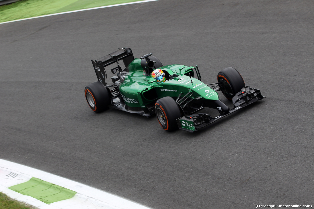 GP ITALIA, 05.09.2014 - Prove Libere 1, Roberto Merhi (ESP) Caterham F1 Team CT-04