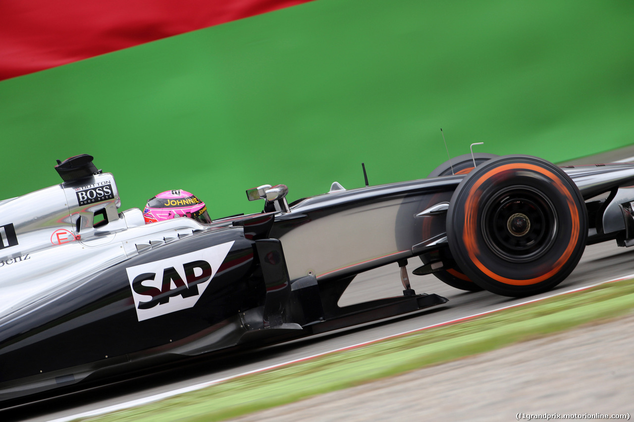 GP ITALIA, 05.09.2014 - Prove Libere 1, Jenson Button (GBR) McLaren Mercedes MP4-29